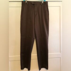 Covington Brown Flat Front Pants